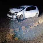 Vuelco con dos personas lesionadas en el acceso a Rawson